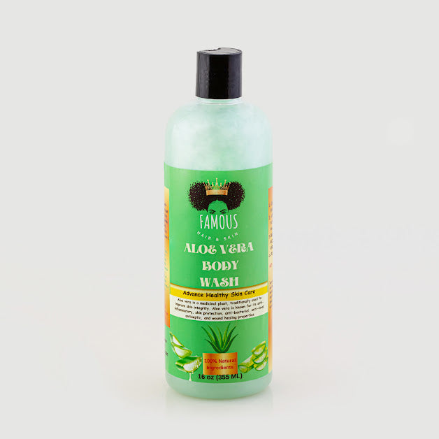 30 oz. Aloe Vera Collection. 16 oz. aloe body wash. 8 oz. aloe Vera moisturizing lotion. 6 oz. Aloe Vera face Gel