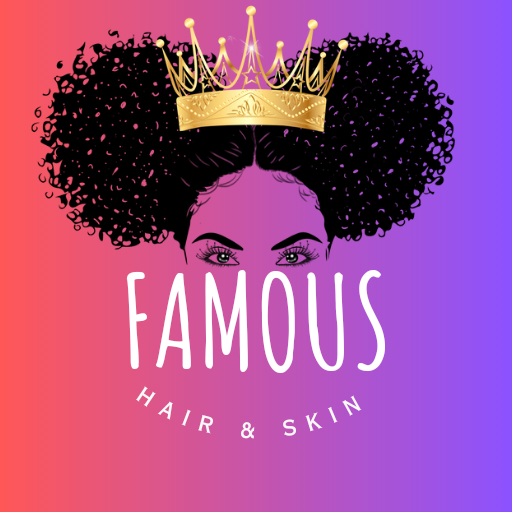 FAMOUS HAIR AND SKIN CARE logo