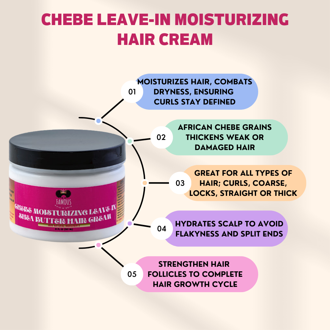 10 oz. Chebe Moisturizing Leave-in Hair Cream