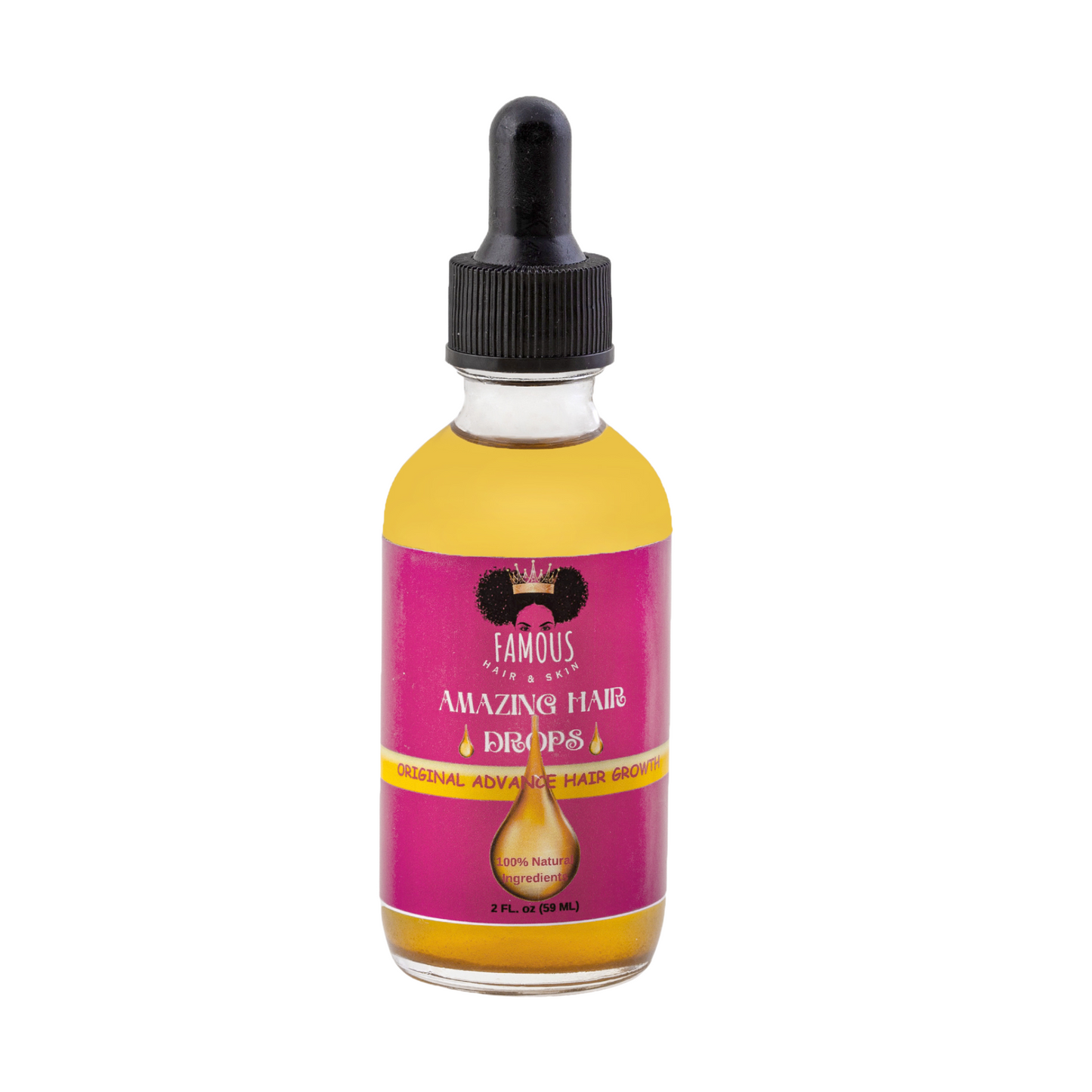 2 oz. Amazing hair growth drops with Jamaican Black Castor Oil