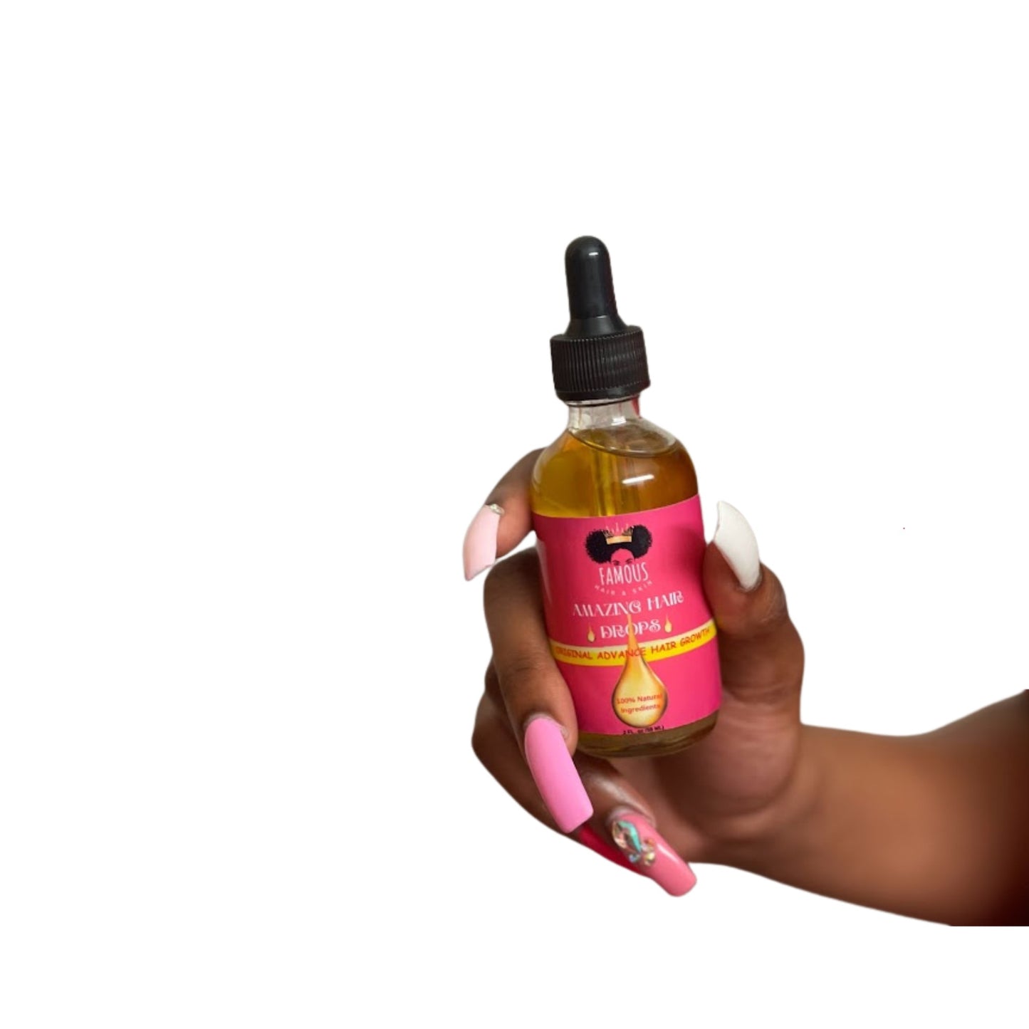2 oz. Amazing hair growth drops with Jamaican Black Castor Oil