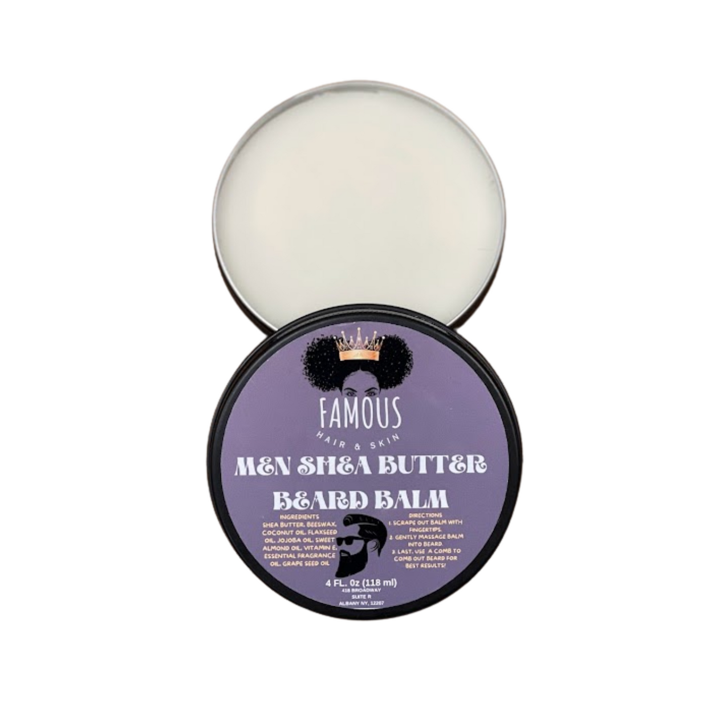 4 oz. Men Shea Butter Beard balm