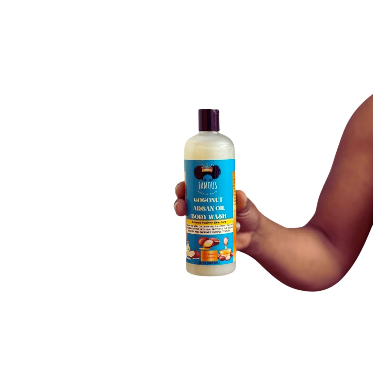 16 oz. Coconut & Argan oil Scented Body wash