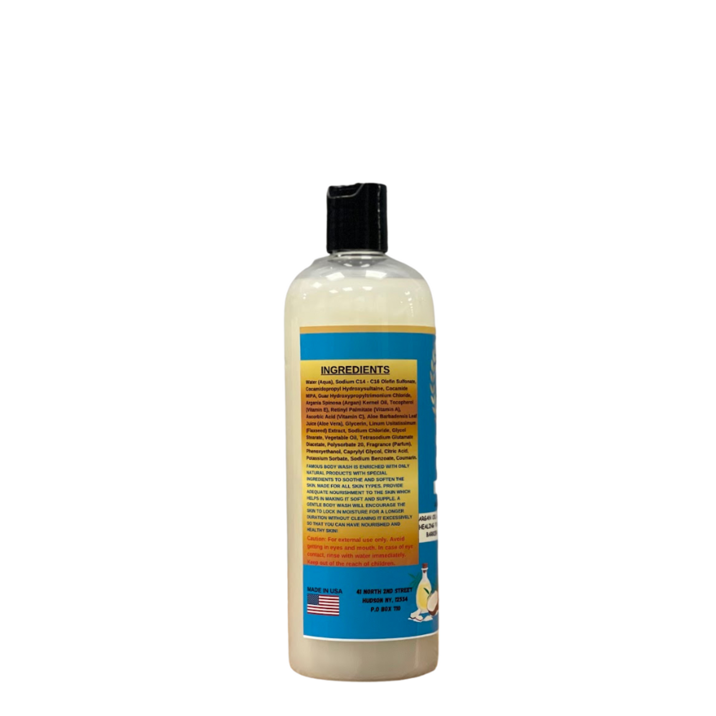 16 oz. Coconut & Argan oil Scented Body wash