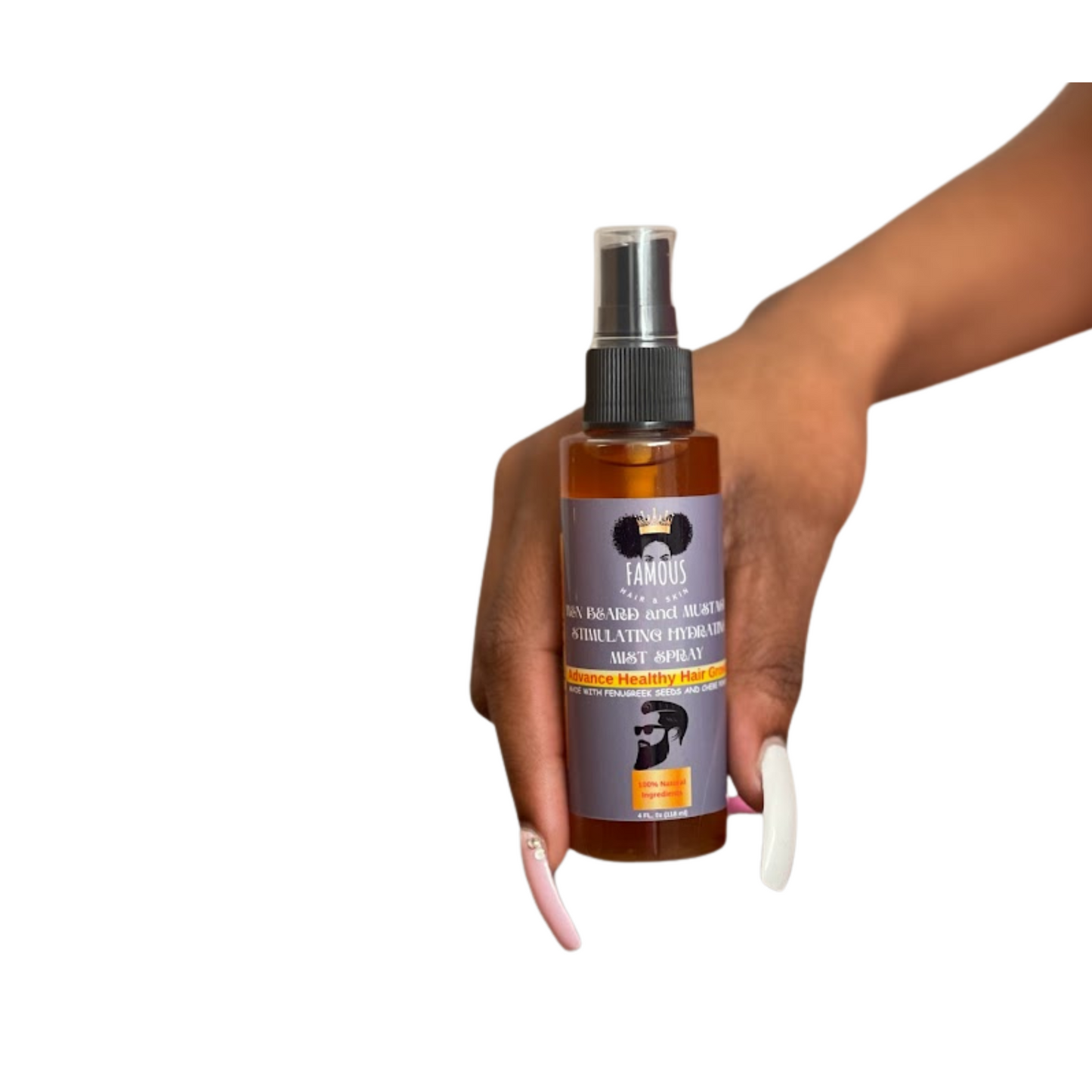 2 oz. Men Mustache and Beard Hydrating Mist spray