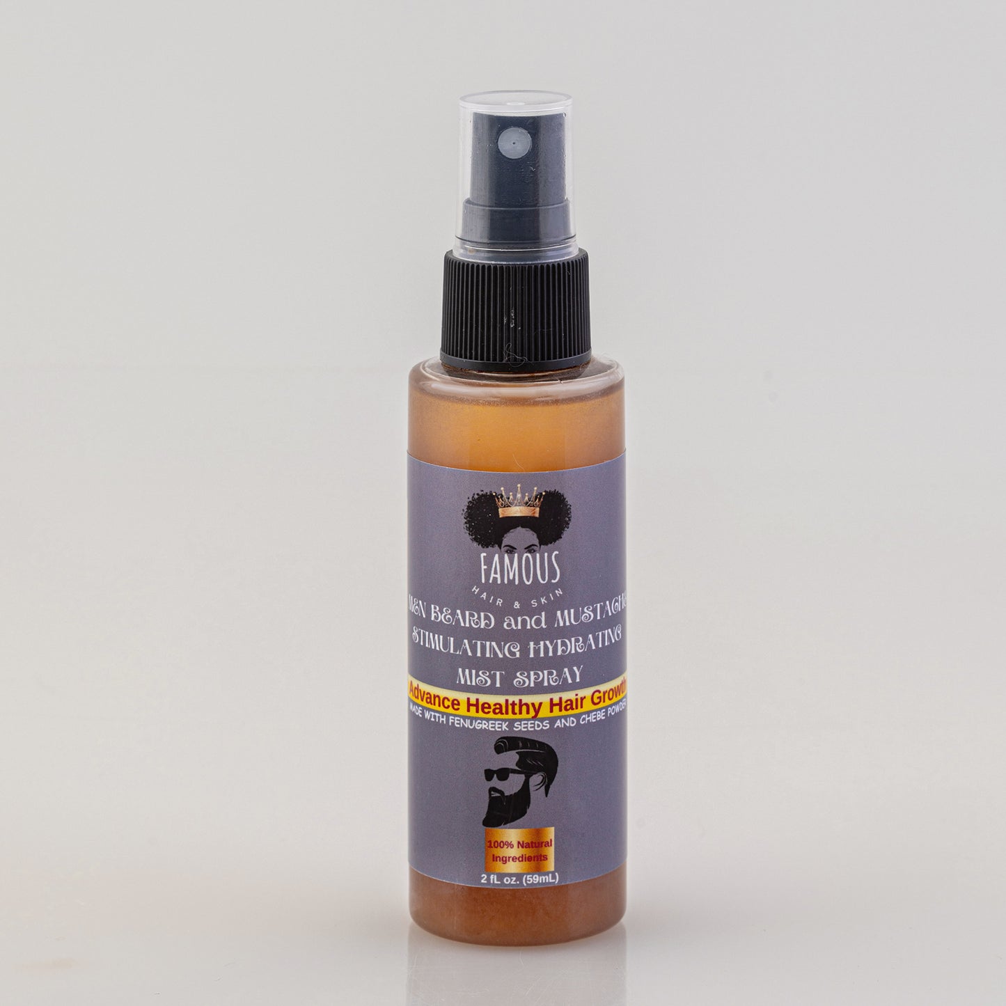 2 oz. Men Mustache and Beard Hydrating Mist spray