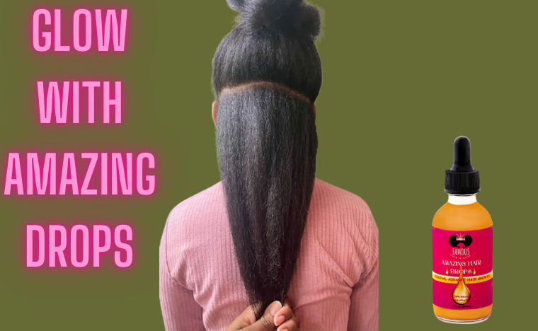 2 oz. Amazing hair growth drops with Jamaican Black Castor Oil