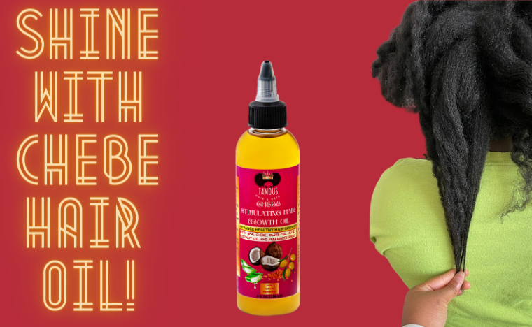 4 oz. Chebe Stimulating Hair Growth Oil.