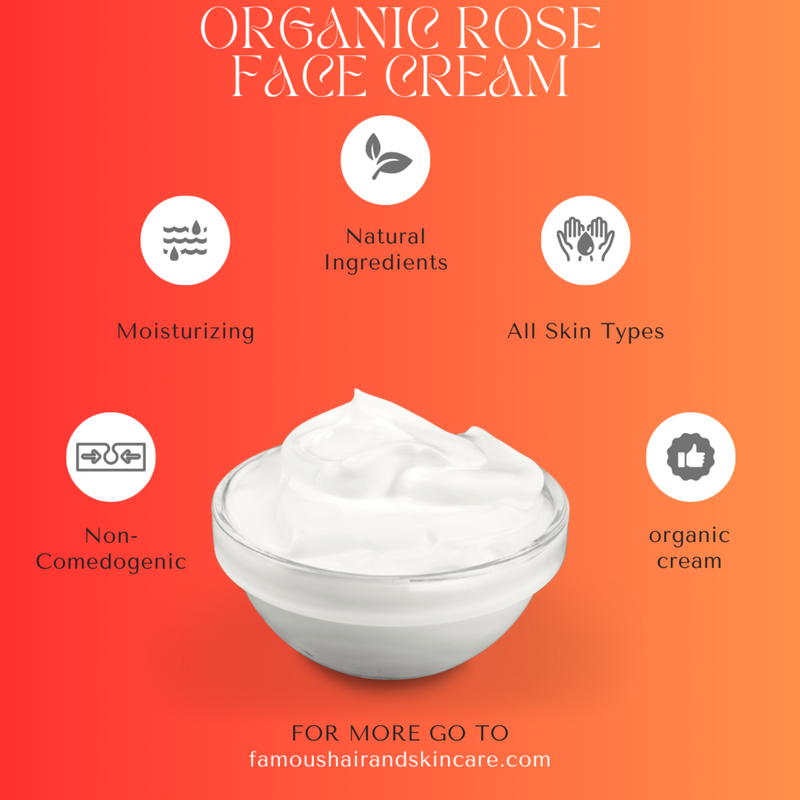 6 oz. Organic Rose Face Cream