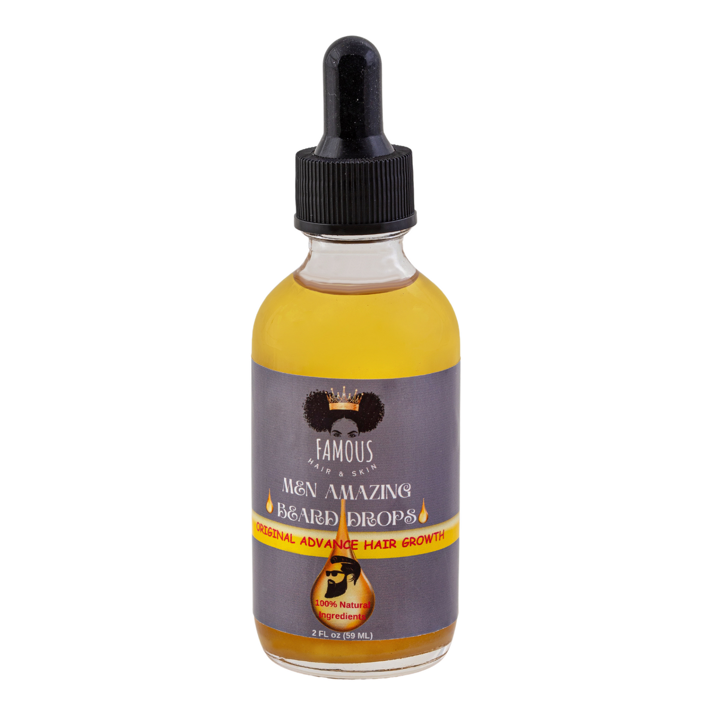 2 oz. Men Amazing beard Growth Drops