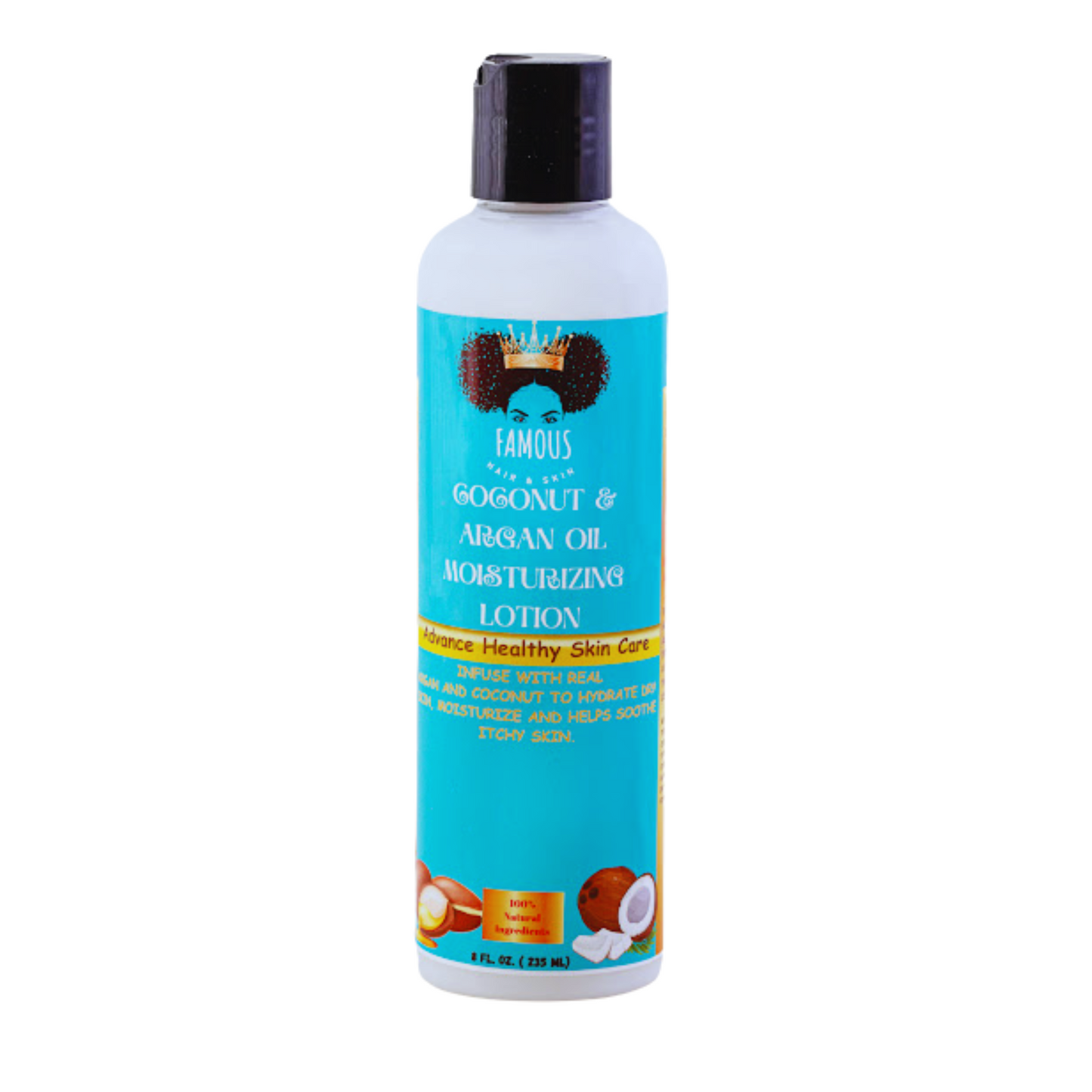 8 oz. Coconut and Argan oil Body Lotion