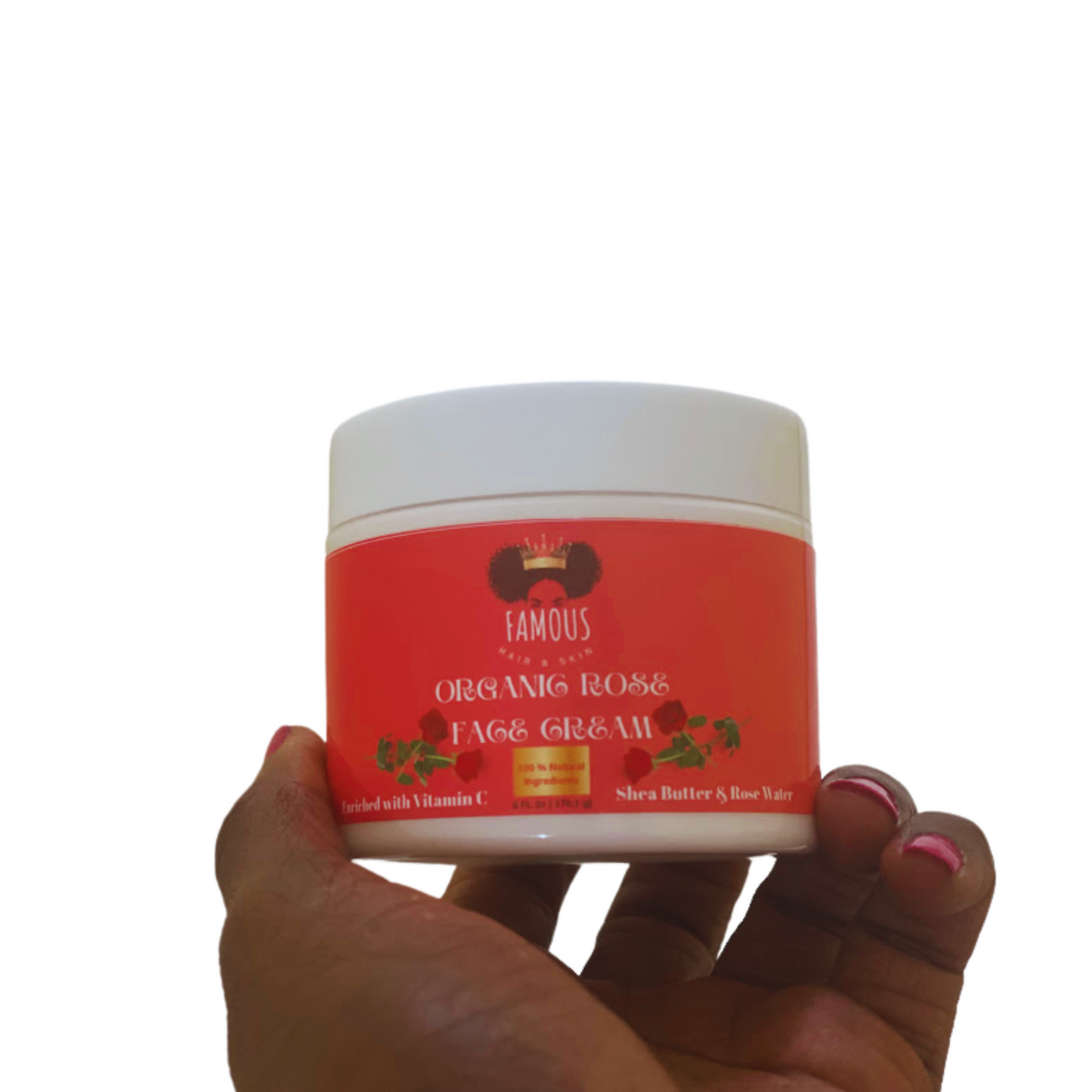 6 oz. Organic Rose Face Cream