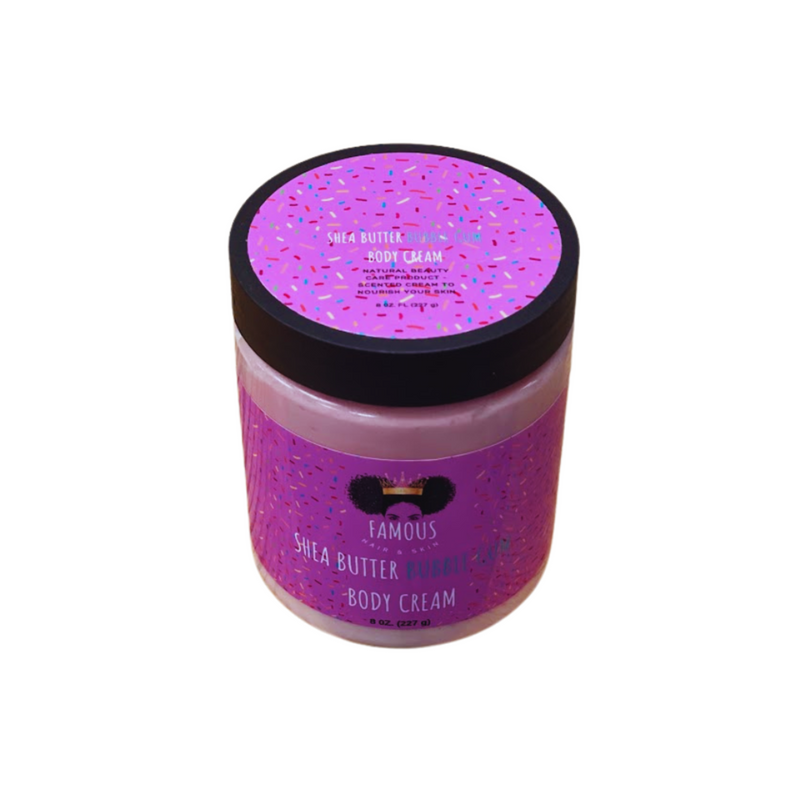 8 oz. Shea Butter Scented Bubble Gum Body Cream