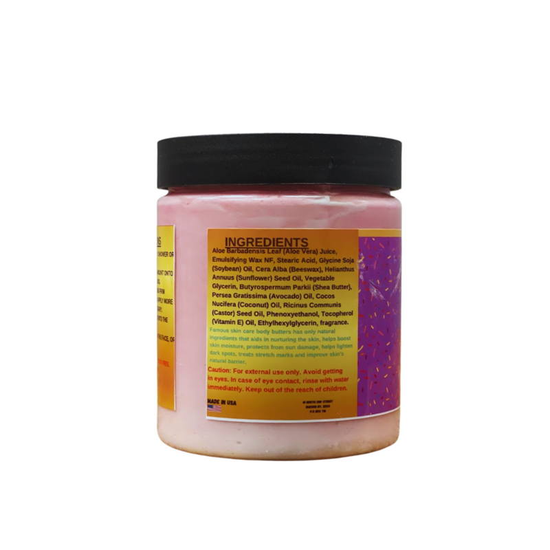 8 oz. Shea Butter Scented Bubble Gum Body Cream