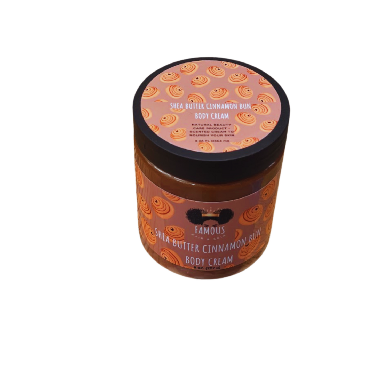 8 oz. Shea Butter Scented Cinnamon Bun Body Cream