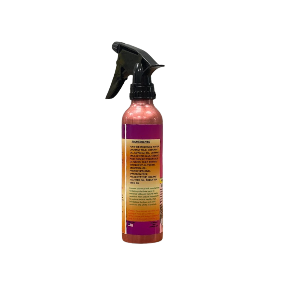 10 oz. Coconut Milk Hydrating Moisturizing Mist Spray with Green Tea Seed Oil