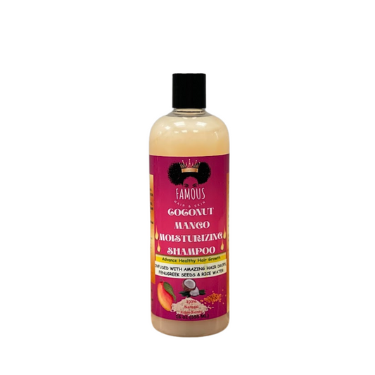 16 oz. Coconut & Mango Rice Water Moisturizing Shampoo