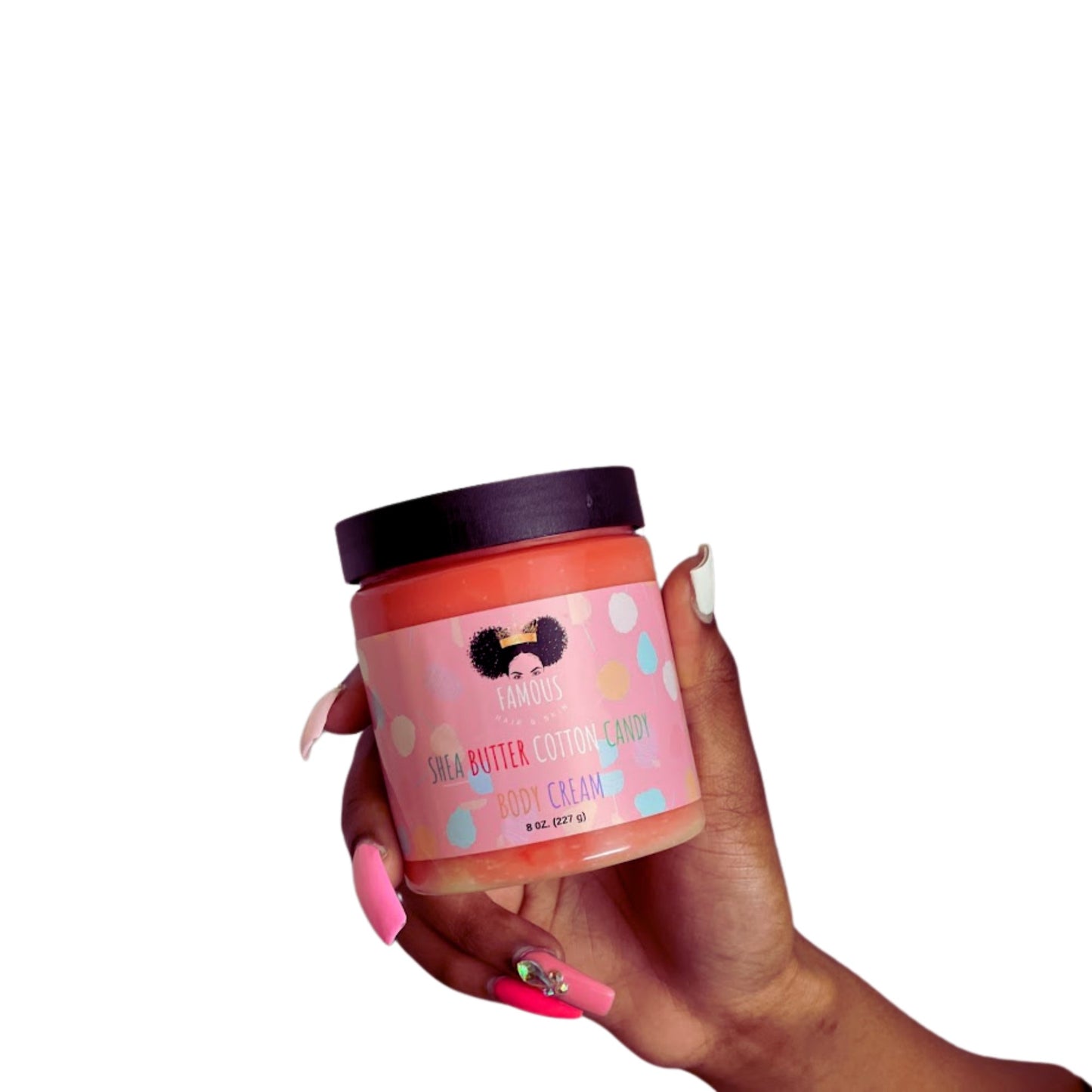 8 oz Shea Butter Scented Cotton Candy Body Cream