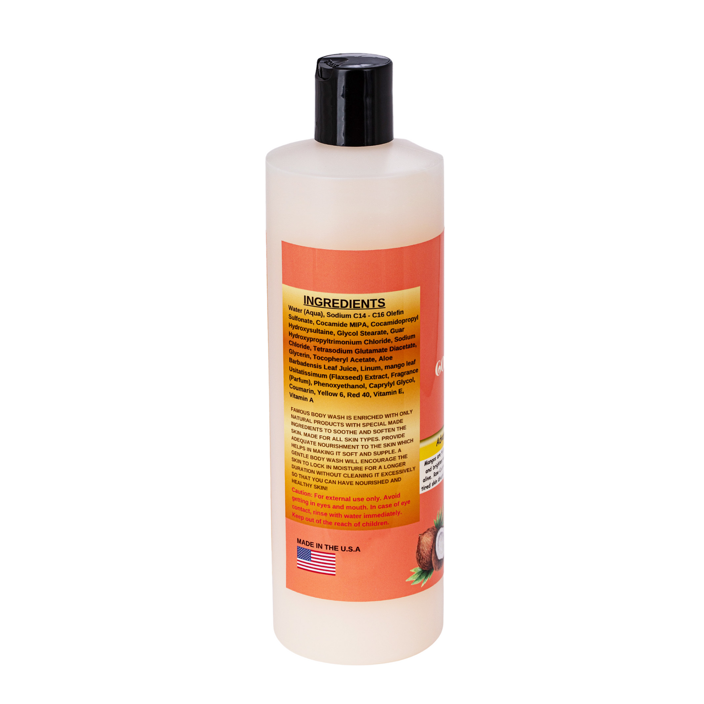 16 oz. Coco Mango Scented Body Wash