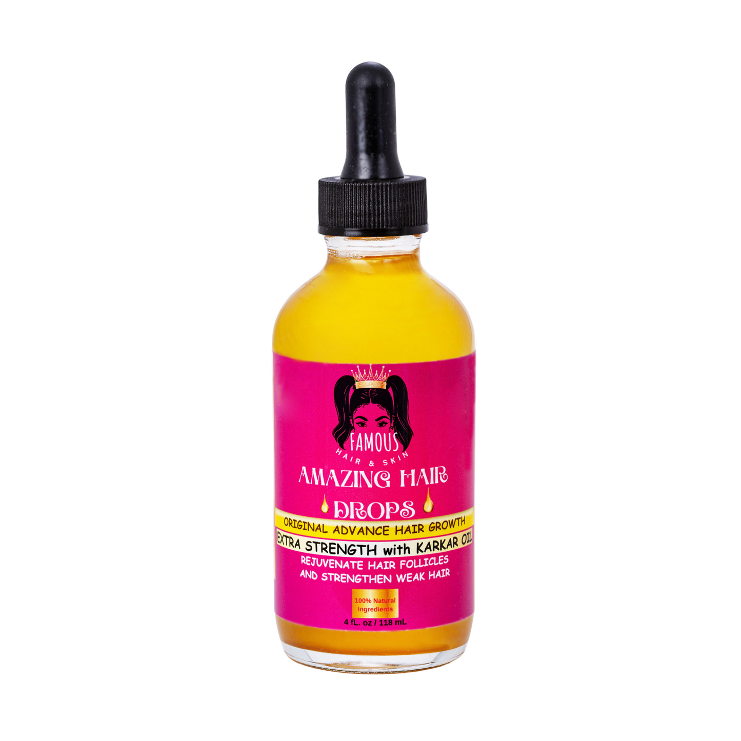 10 oz. Amazing Oil Drops Hair Growth kit/ African stimulating chebe treatment oil/Jamaican Black Castor Oil drops/Extra strength karkar oil drops.