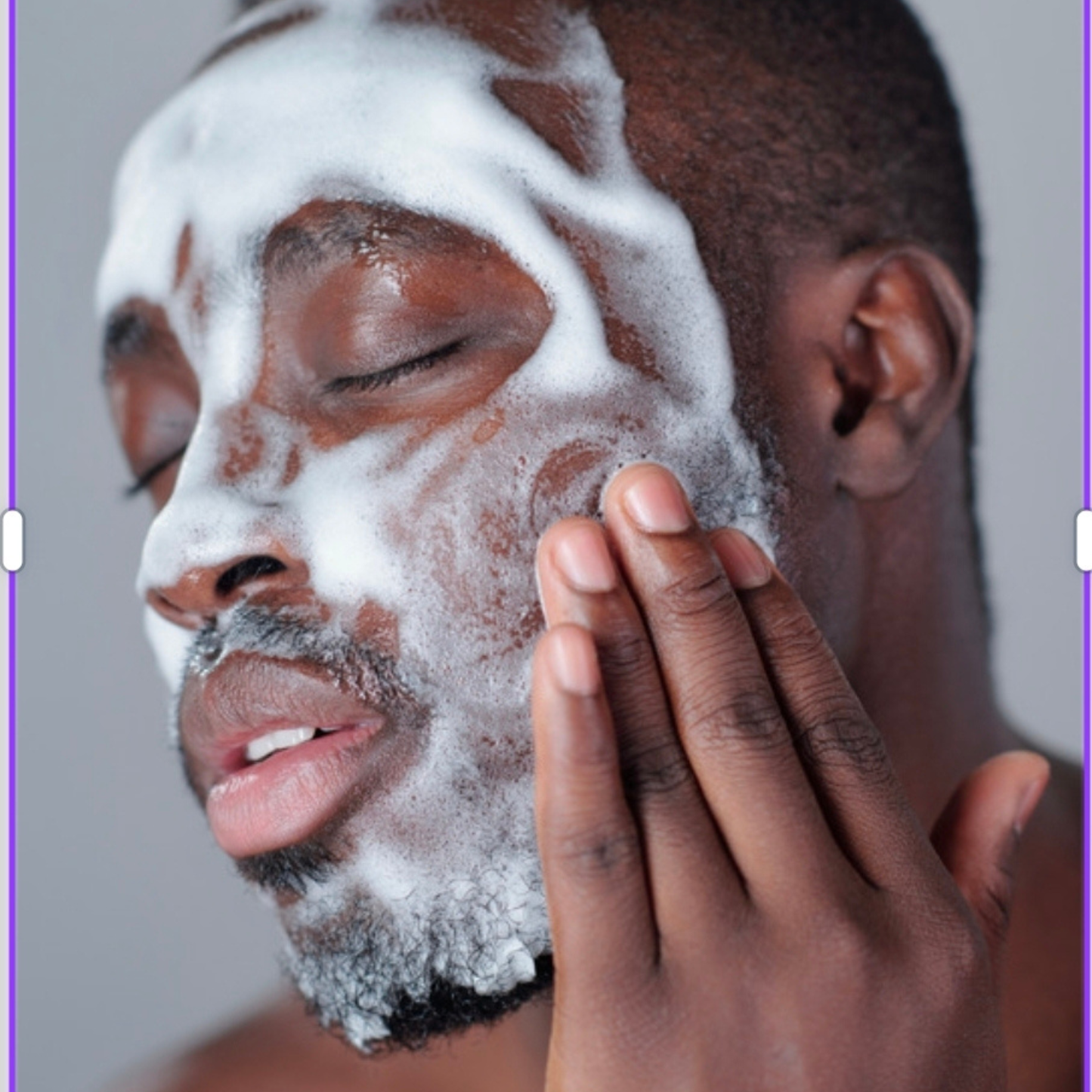 8 oz. African Black Soap Foaming Beard Shampoo