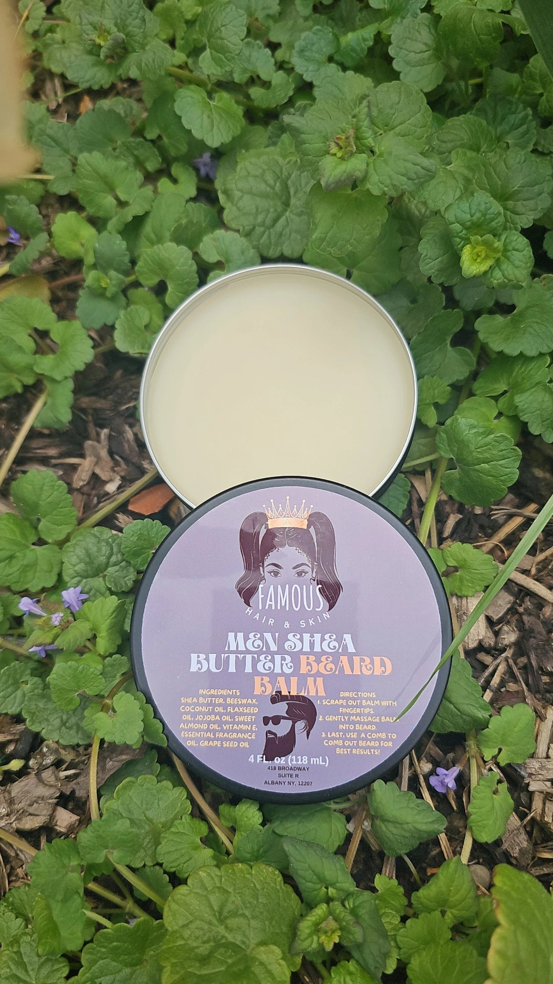 4 oz. Men Shea Butter Beard balm