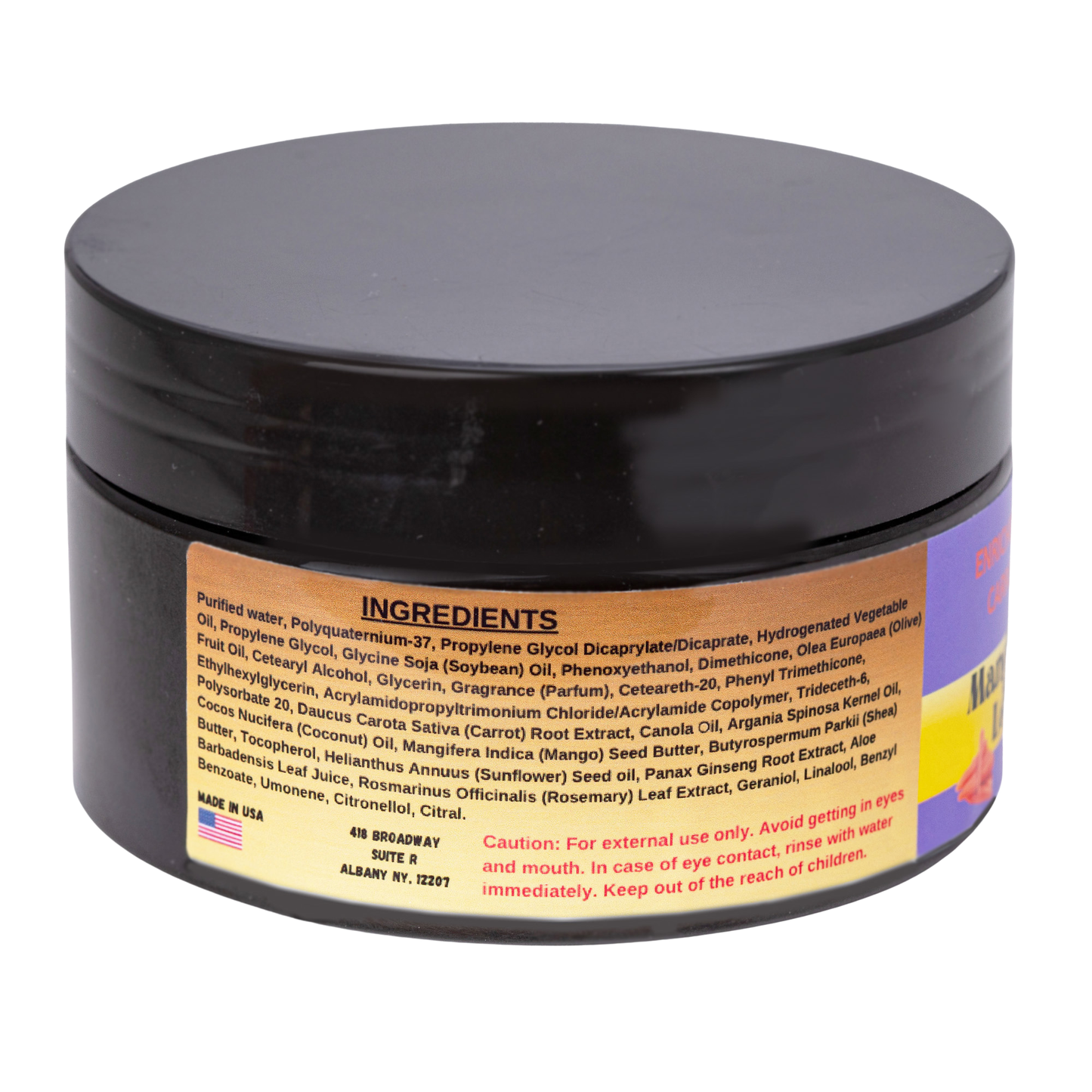 8 oz. Mango Butter Leave-in Moisturizing Conditioner with Carrot and Olive Oil