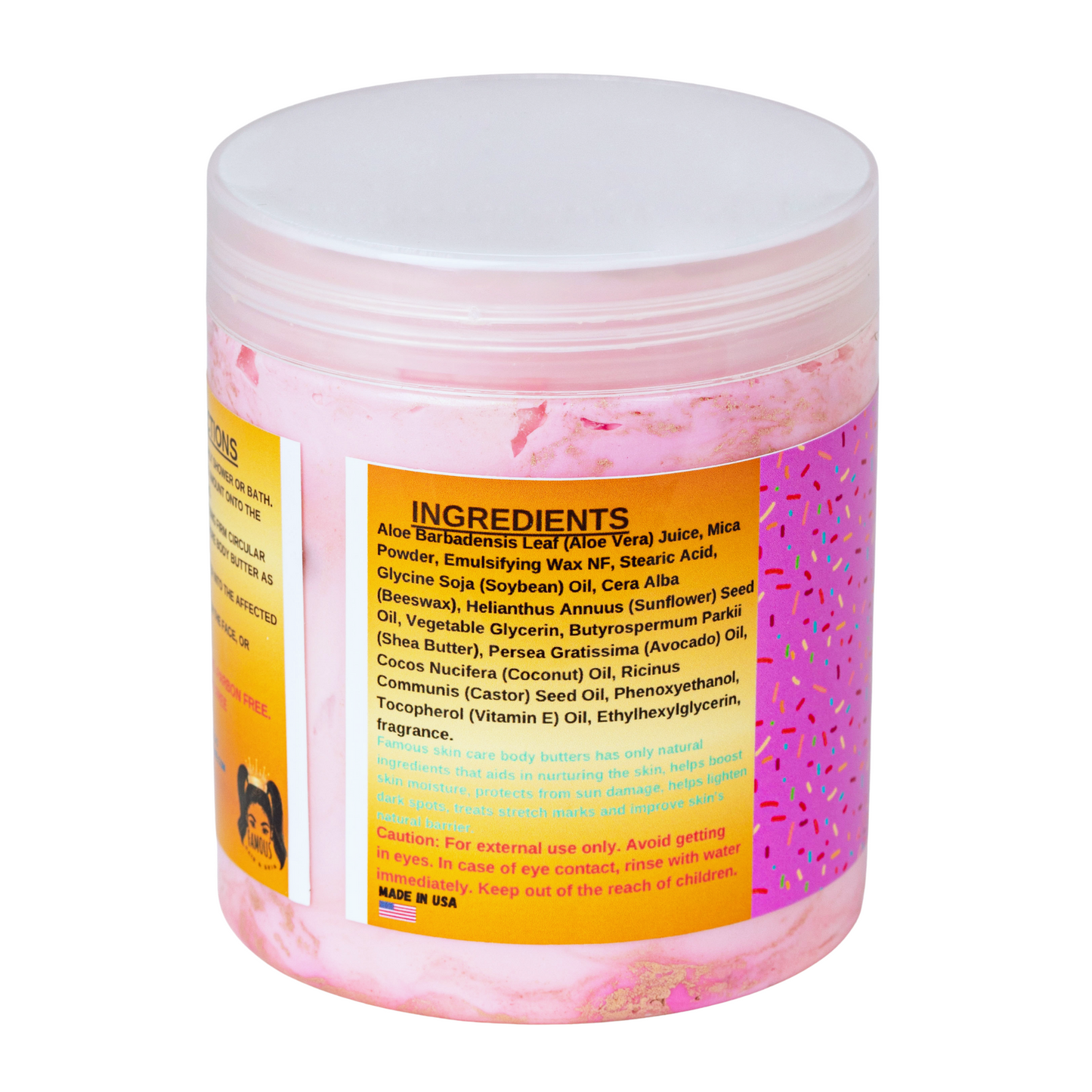 8 oz. Shea Butter Scented Bubble Gum Body Butter