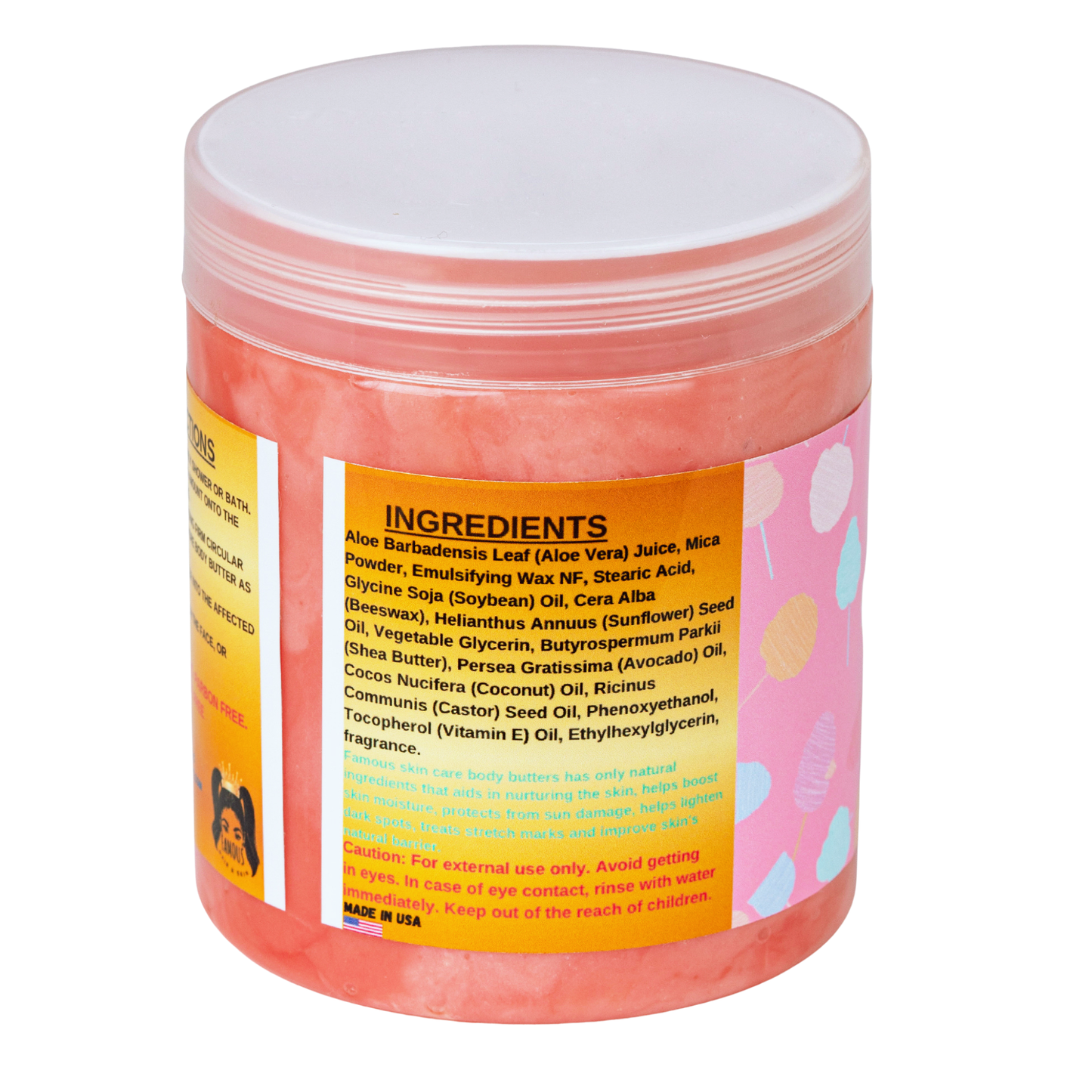 8 oz. Shea Butter Scented Cotton Candy Body Butter