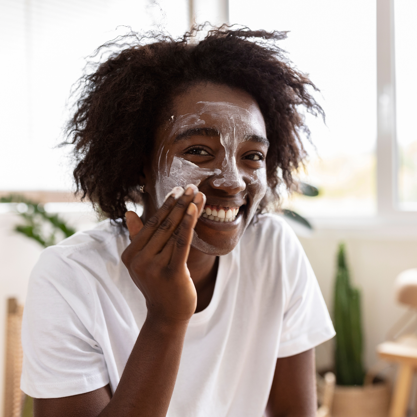 8 oz. Black soap foaming face cleanser.