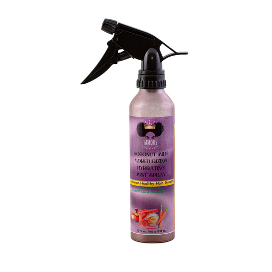 10 oz. Coconut Milk Moisturizing Hydrating Mist Spray with Carrot and Fenugreek Oil
