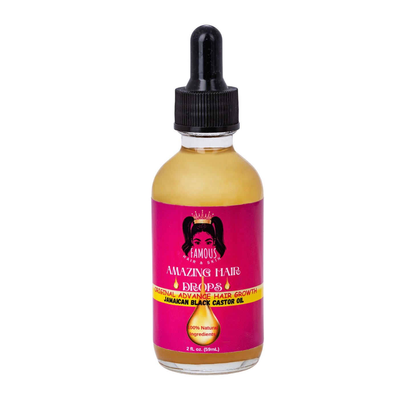 10 oz. Amazing Oil Drops Hair Growth kit/ African stimulating chebe treatment oil/Jamaican Black Castor Oil drops/Extra strength karkar oil drops.
