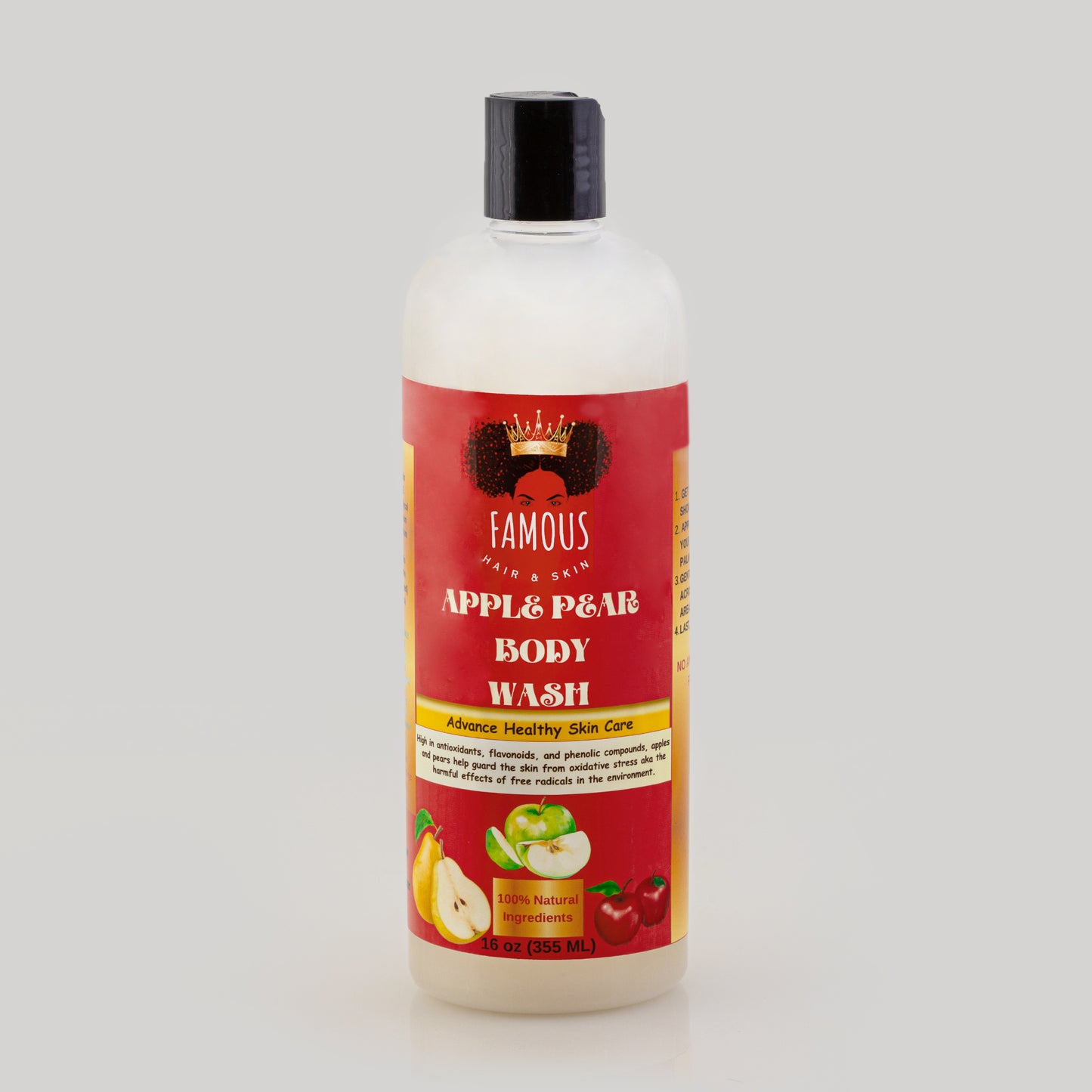 16 oz. Apple Pear Scented Body Wash