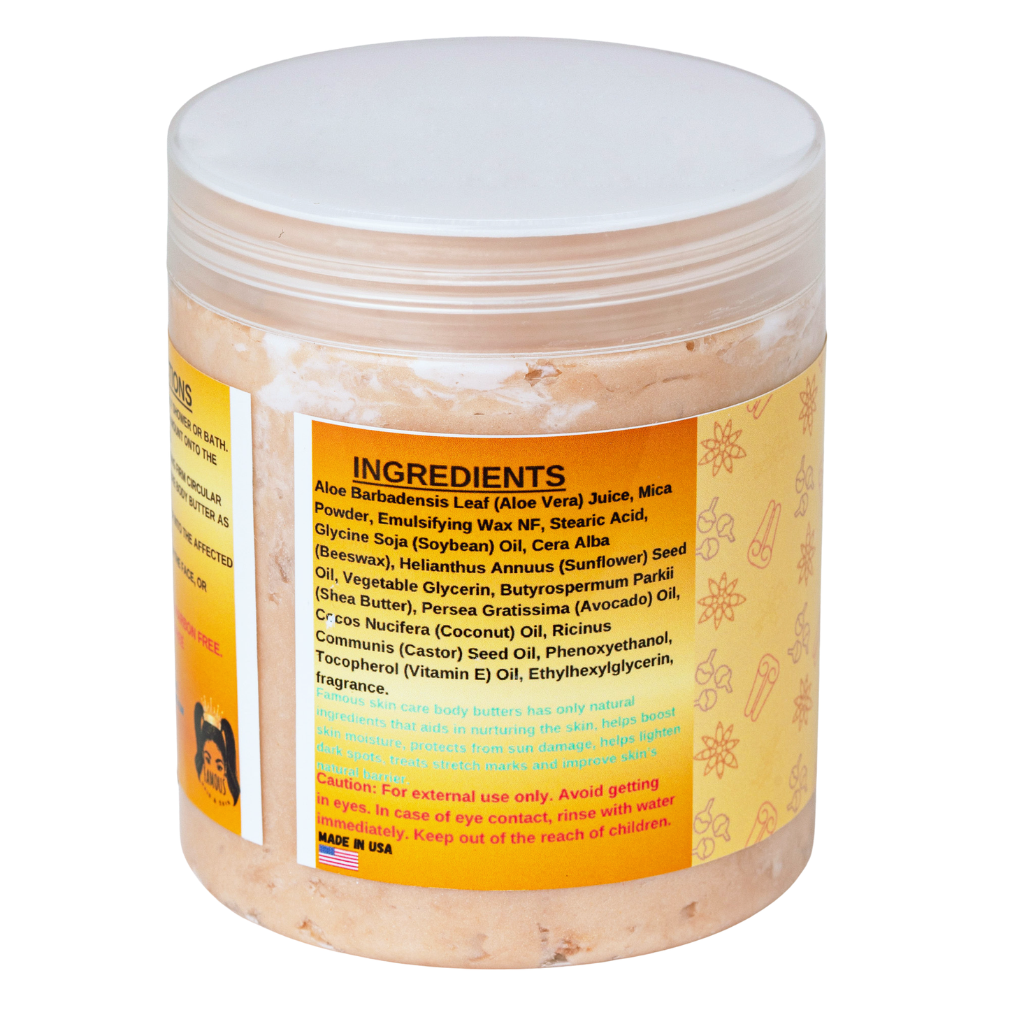8 oz. Shea Butter Scented Vanilla Sugar Body Butter