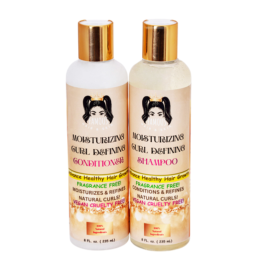 16 oz. Moisturizing Curl Defining Fragrance Free Shampoo and Conditioner Set