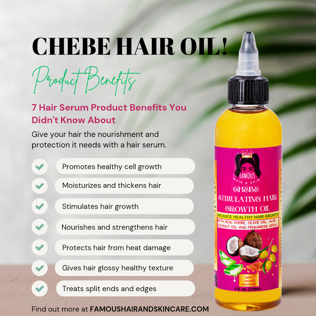 4 oz. Chebe Stimulating Hair Growth Oil.