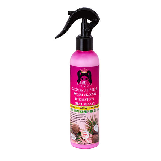 8 oz. Coconut Milk Hydrating Moisturizing Mist Spray with Green Tea Seed Oil