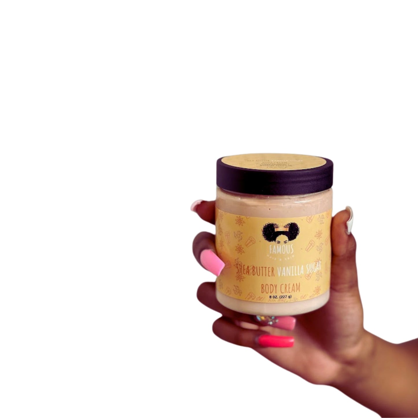 8 oz. Shea Butter Scented Vanilla Sugar Body Cream